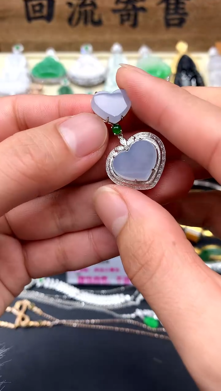 【闪购商品】翡翠颈饰18K金镶嵌201-中国好珍宝