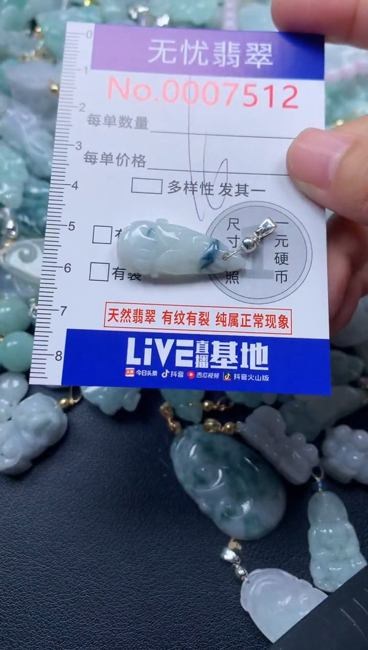 颈饰未镶嵌翡翠7512