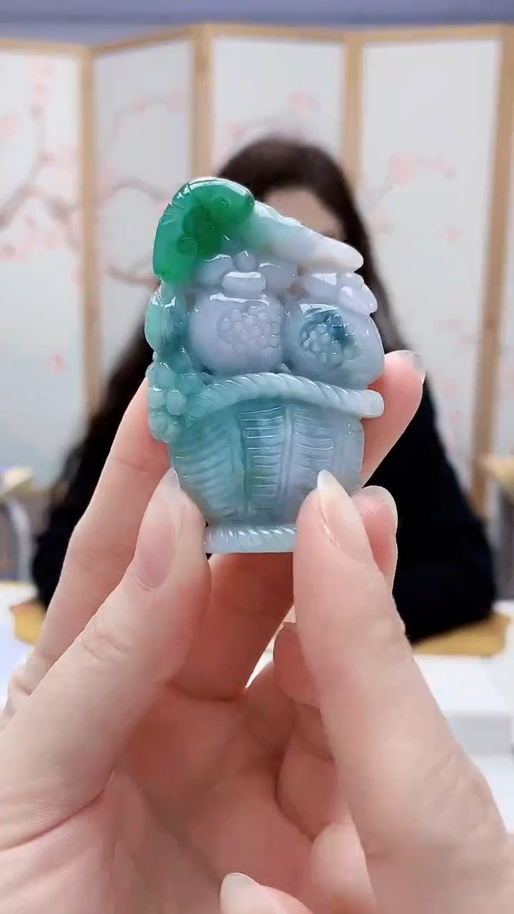 未镶嵌定制翡翠4829ry-毛货挂件49