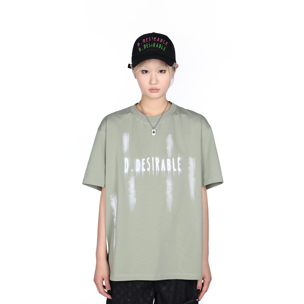 D.Desirable - 非定位剐蹭做旧T恤