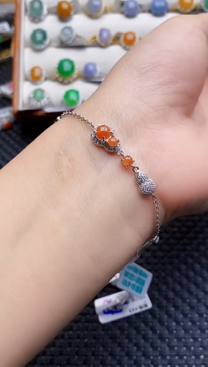 银S925镶嵌戒指翡翠1453