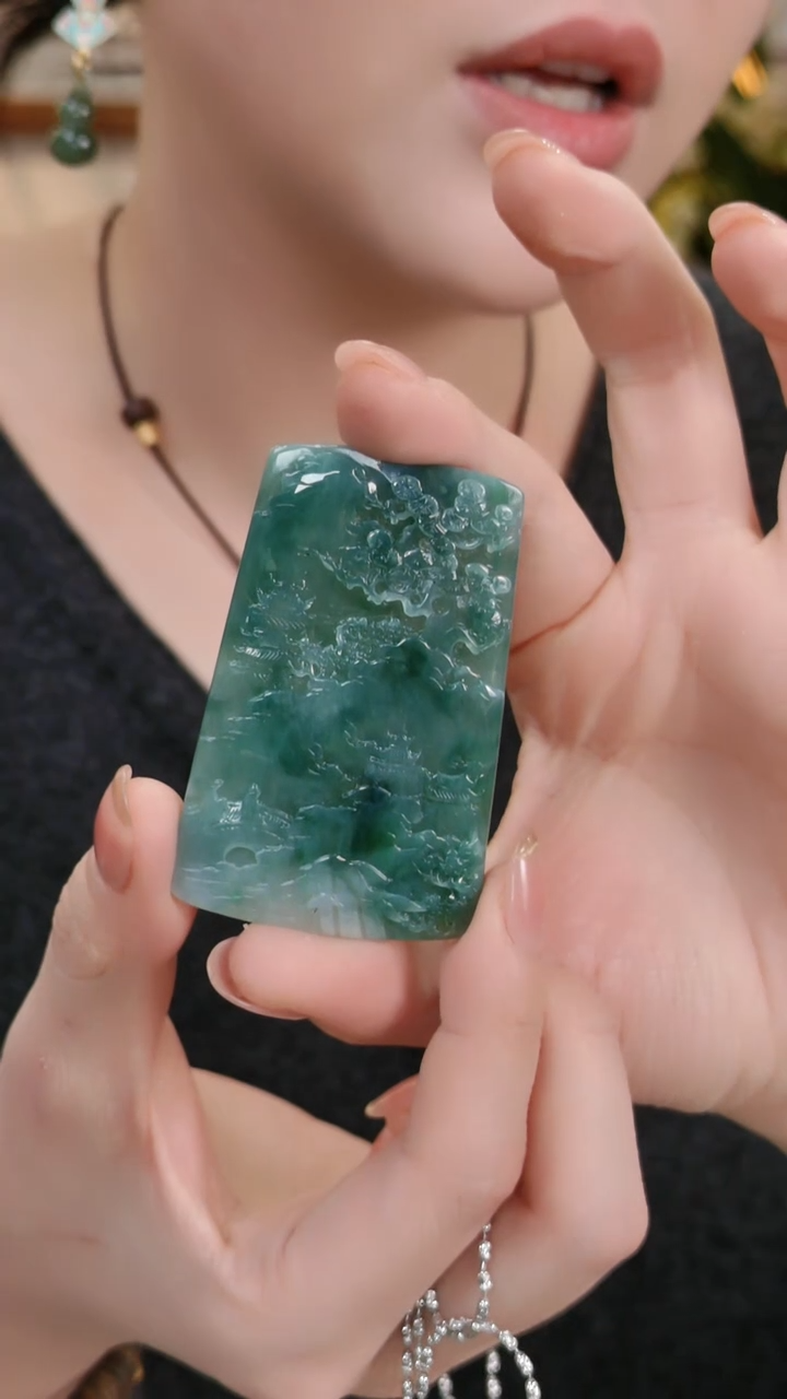 颈饰未镶嵌翡翠国风