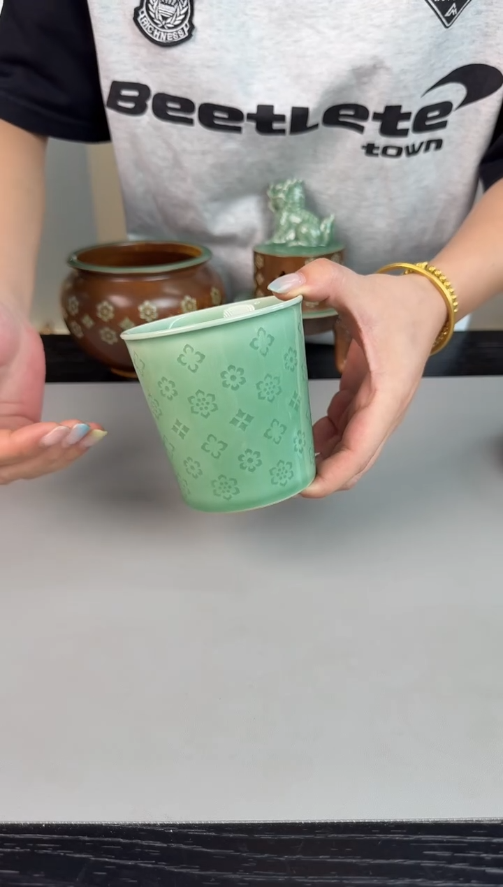 青瓷手工茶器不带礼盒包邮