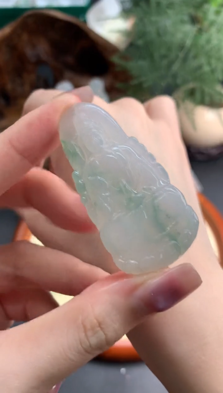 未镶嵌定制翡翠翡翠饰品-52 毛货