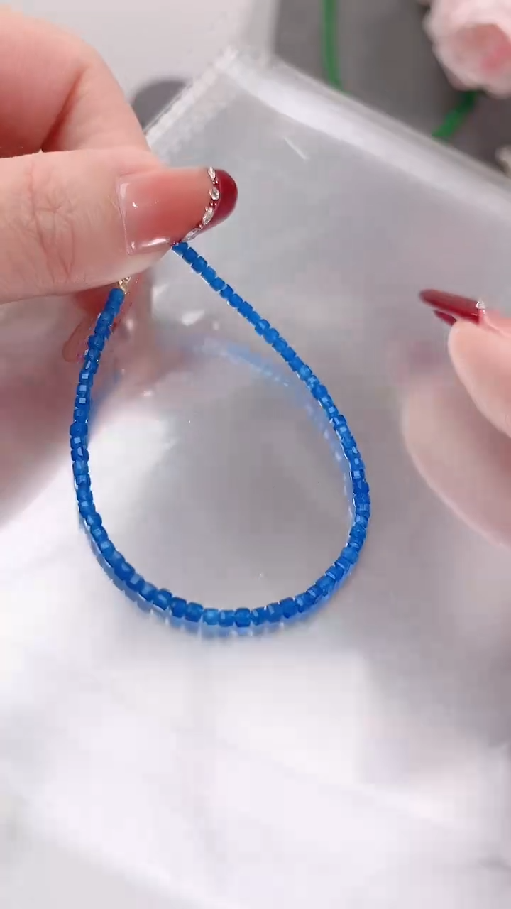 手链蓝宝石银S925镶嵌49