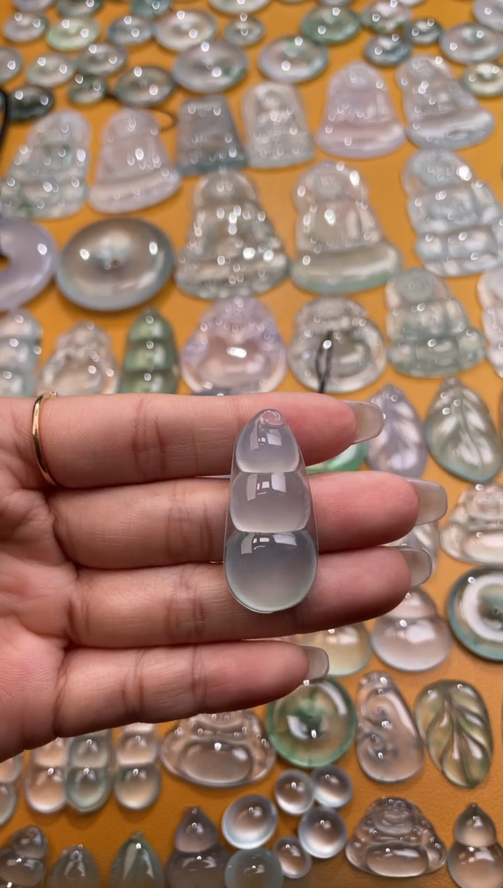 【闪购商品】翡翠未镶嵌吊坠(不含链)豆子 37 17.3 6.7