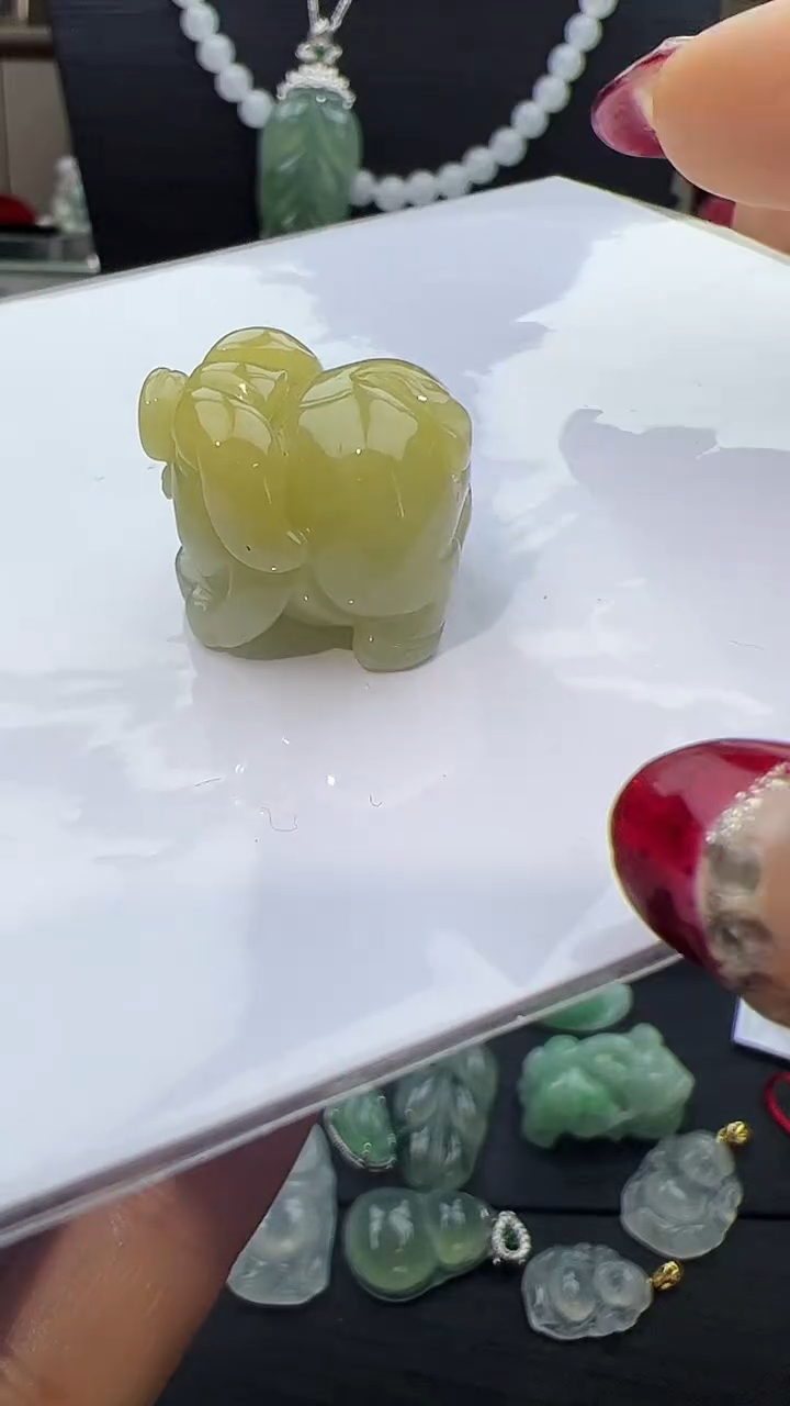 【闪购商品】翡翠颈饰未镶嵌生肖猪