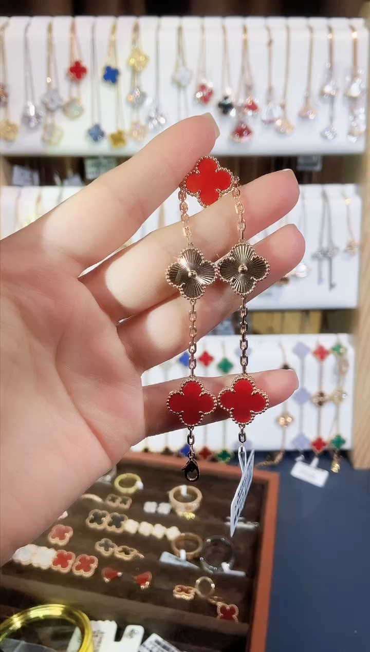 【闪购商品】玛瑙/玉髓手链18K金镶嵌玛瑙K玫