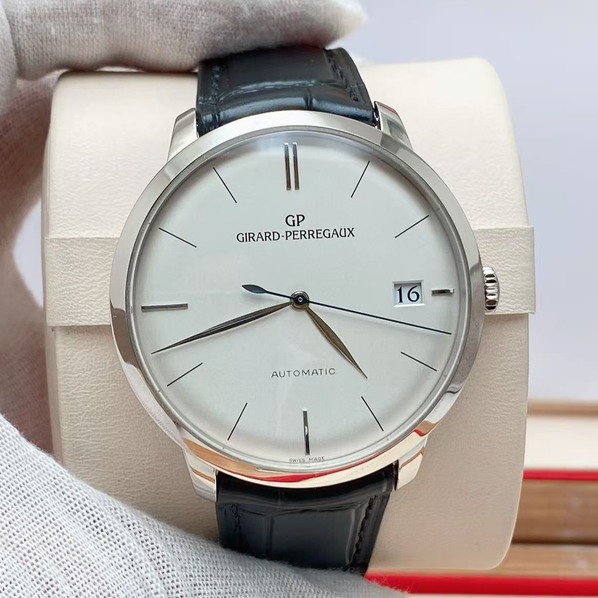 99新 Girard- Perregaux/芝柏表 芝柏49527自动机械表径41mm