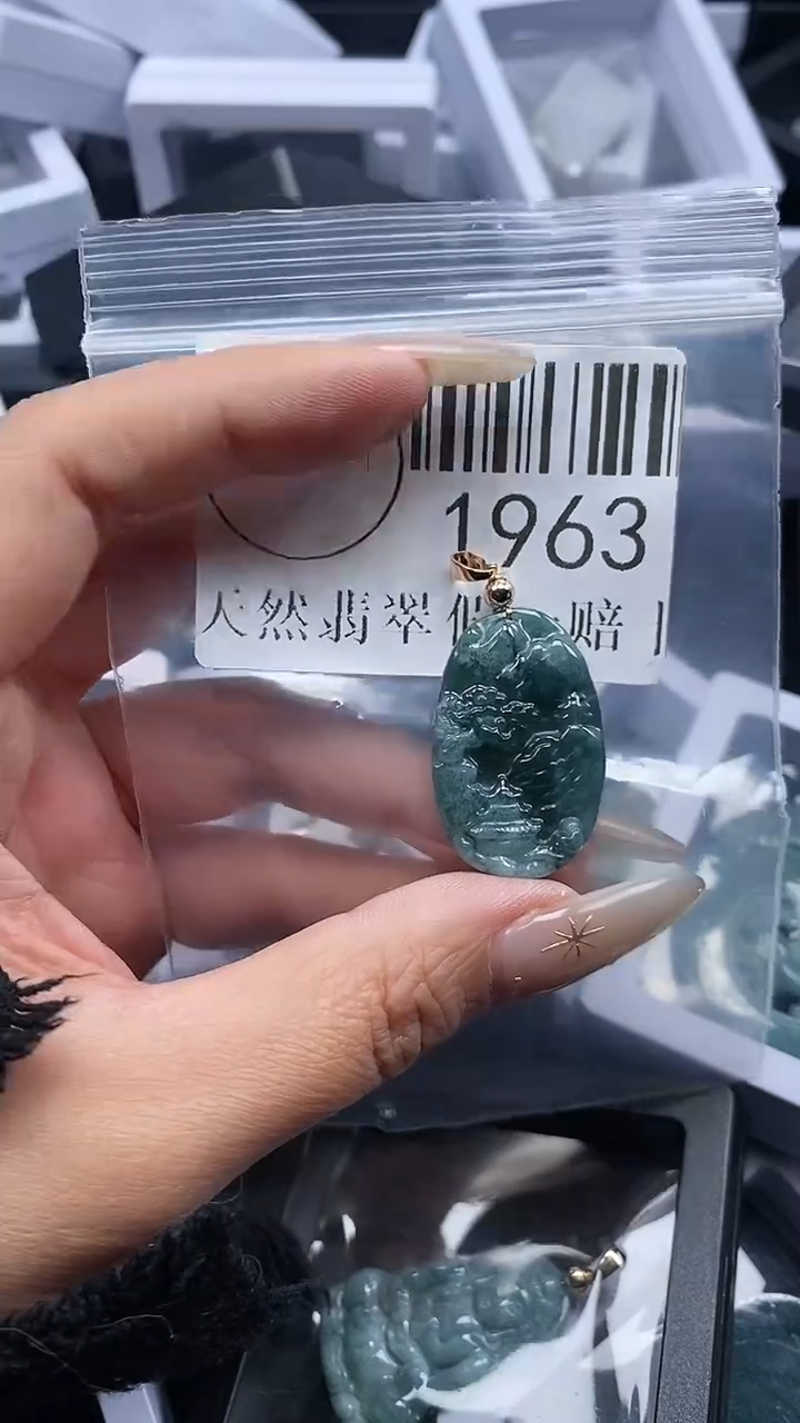 颈饰未镶嵌翡翠1963