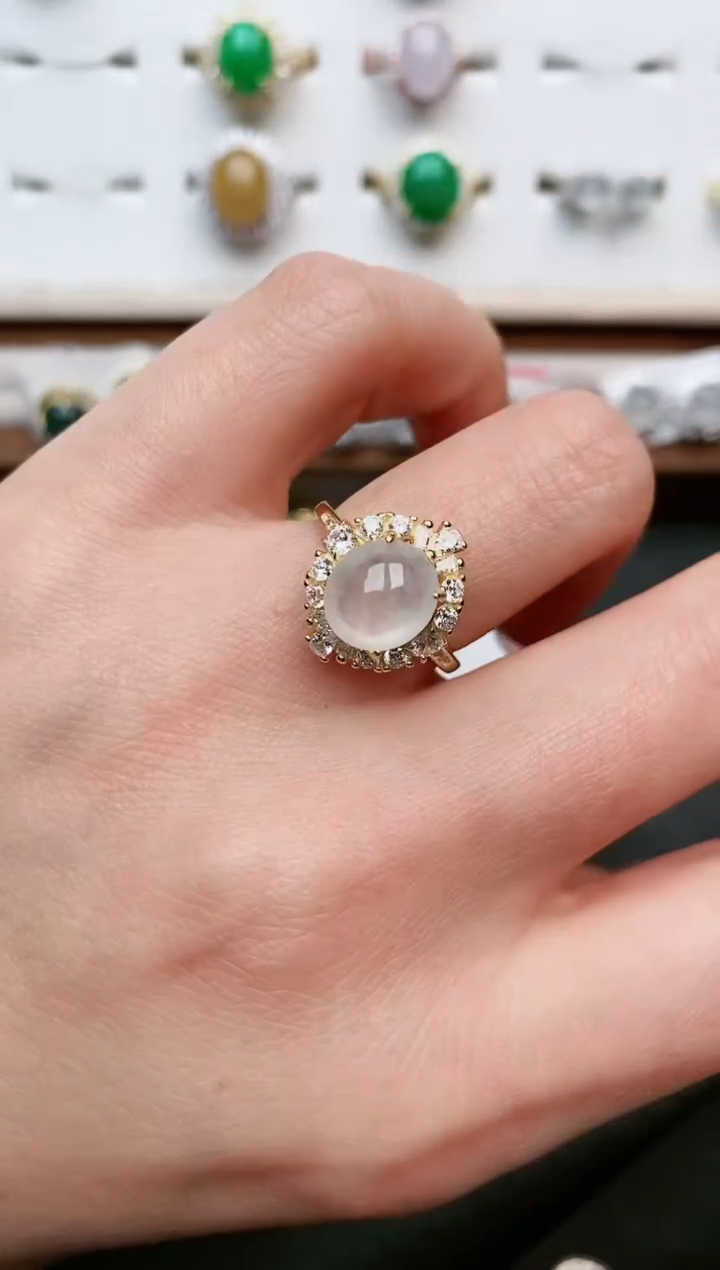 【闪购商品】翡翠戒指银S925镶嵌.....