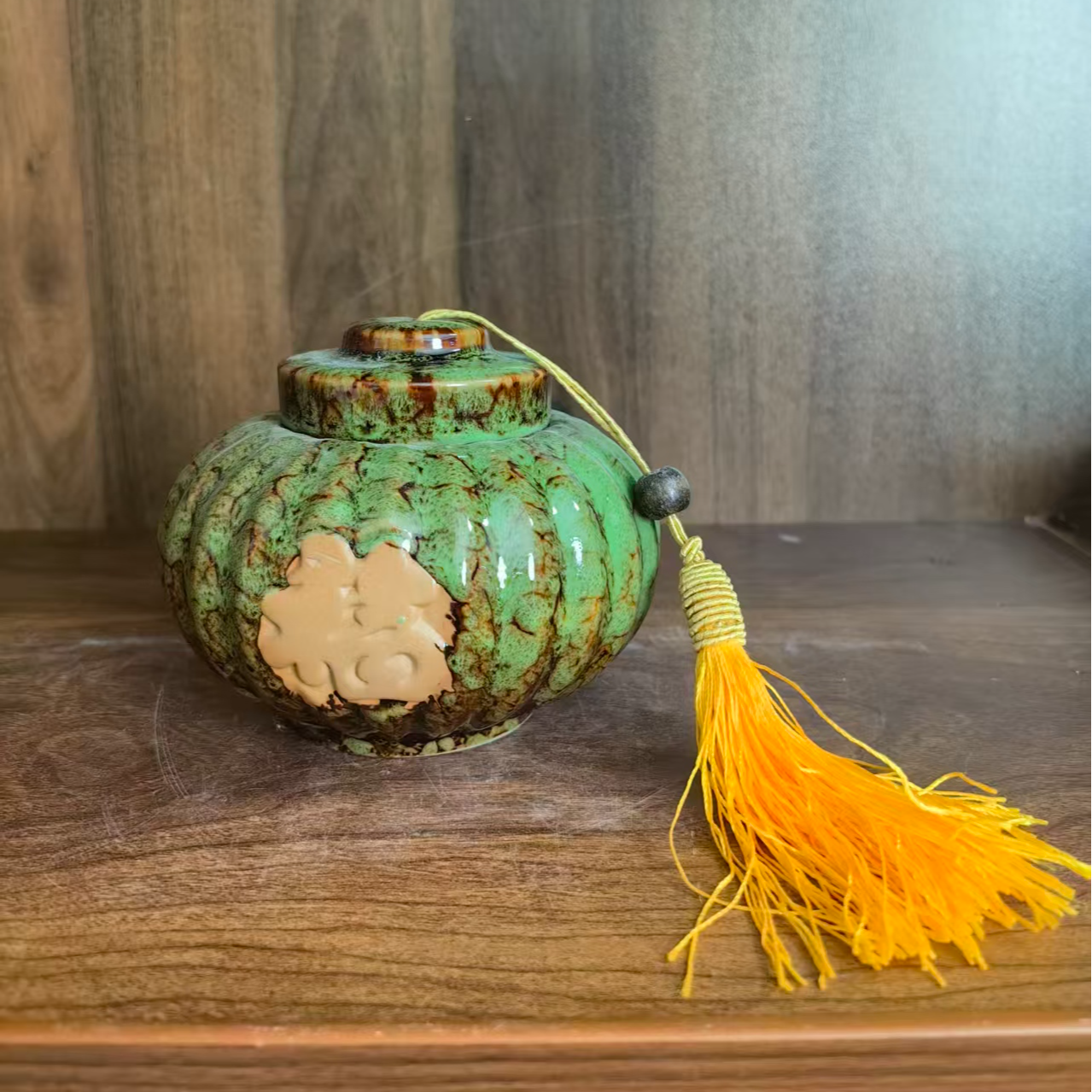 仿古瓷 A204景德镇制陶瓷茶叶罐一件