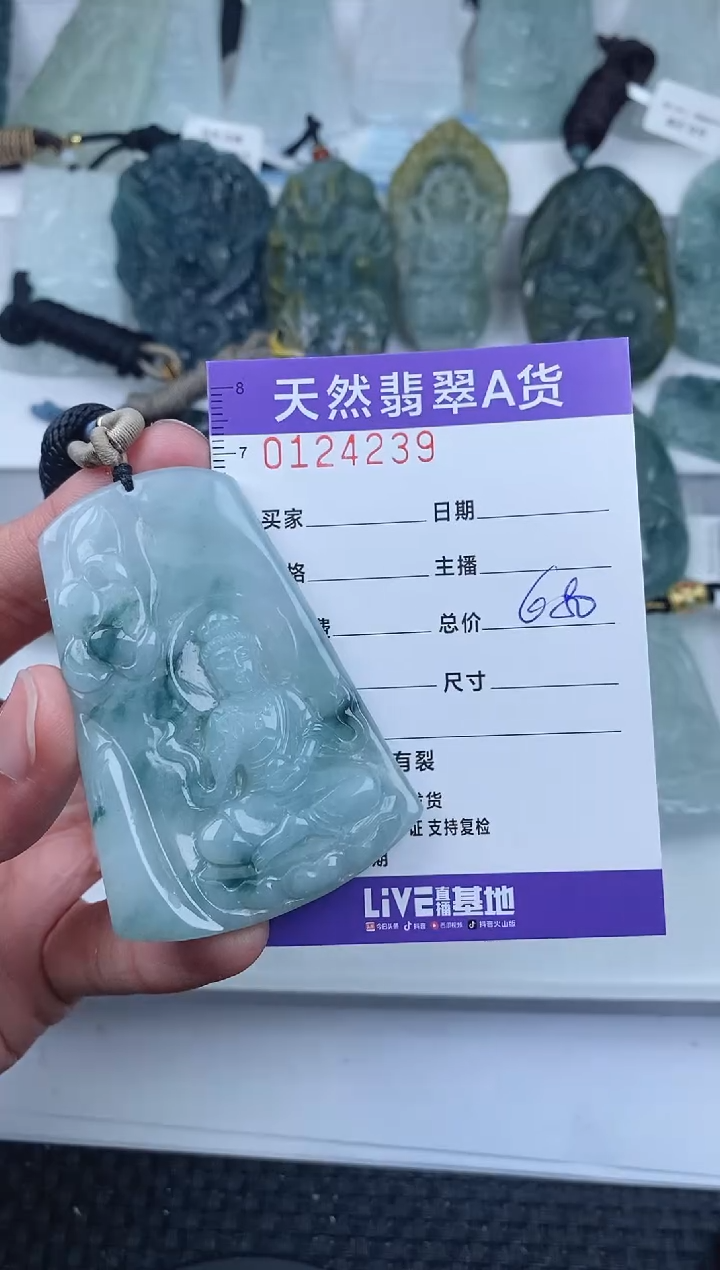 【闪购商品】翡翠颈饰未镶嵌       239