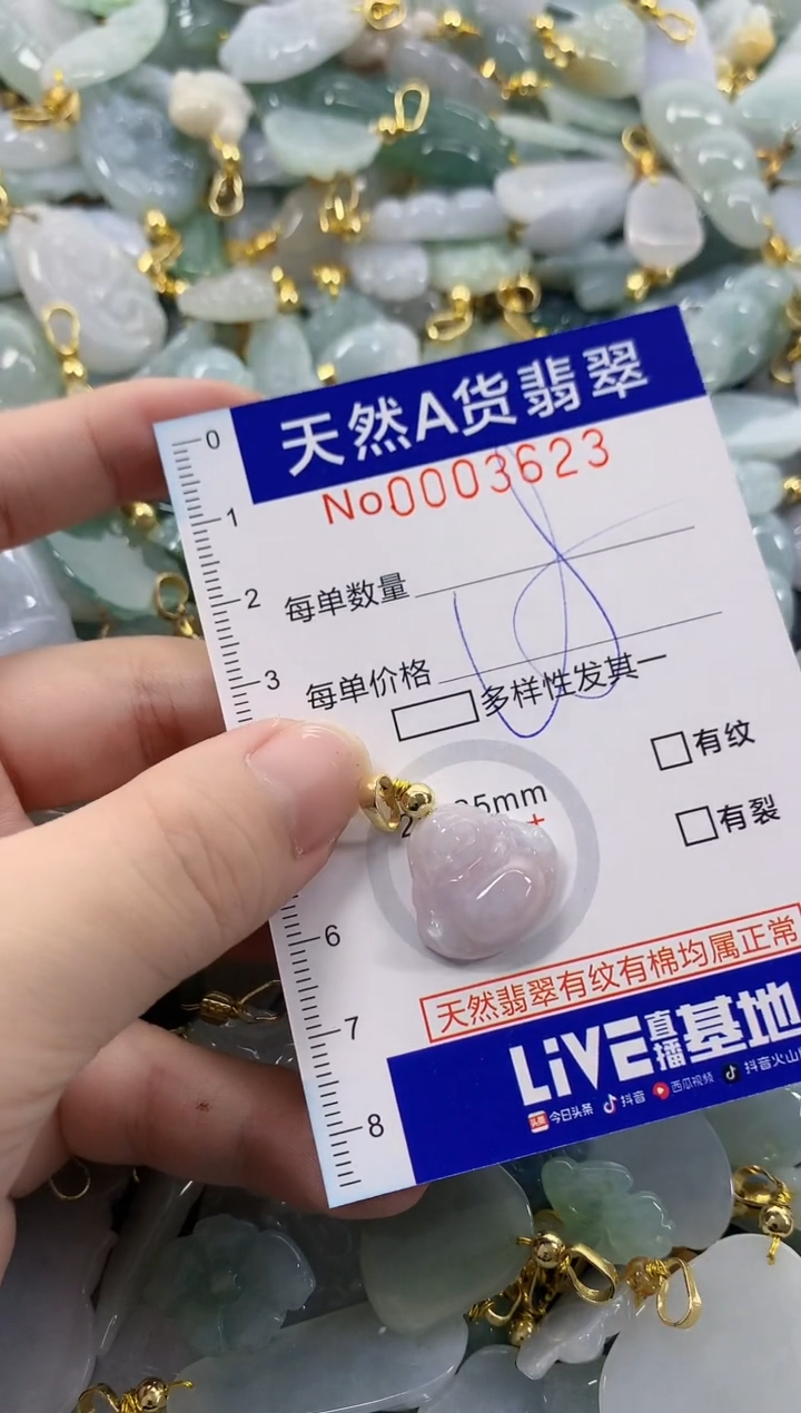 颈饰未镶嵌翡翠天然A货翡翠