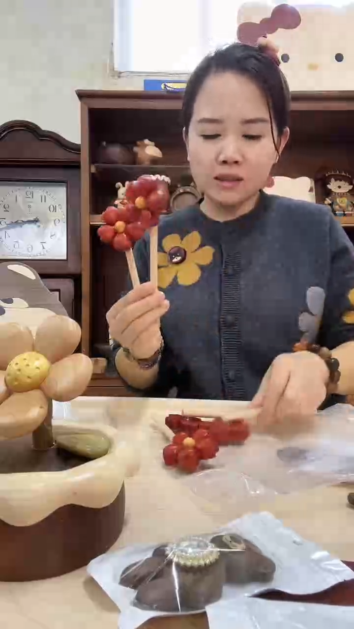 木红花可转带杆              