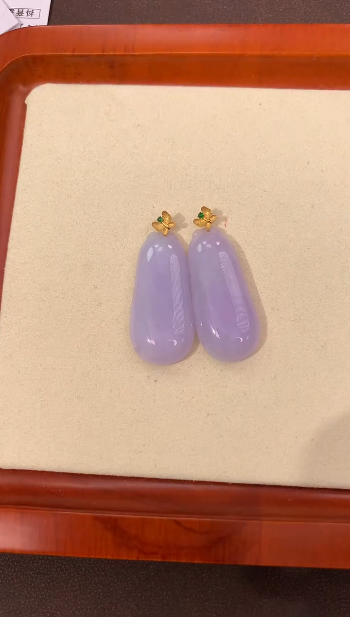 【闪购商品】翡翠颈饰18K金镶嵌天然缅甸a货翡翠(多样性发其一)