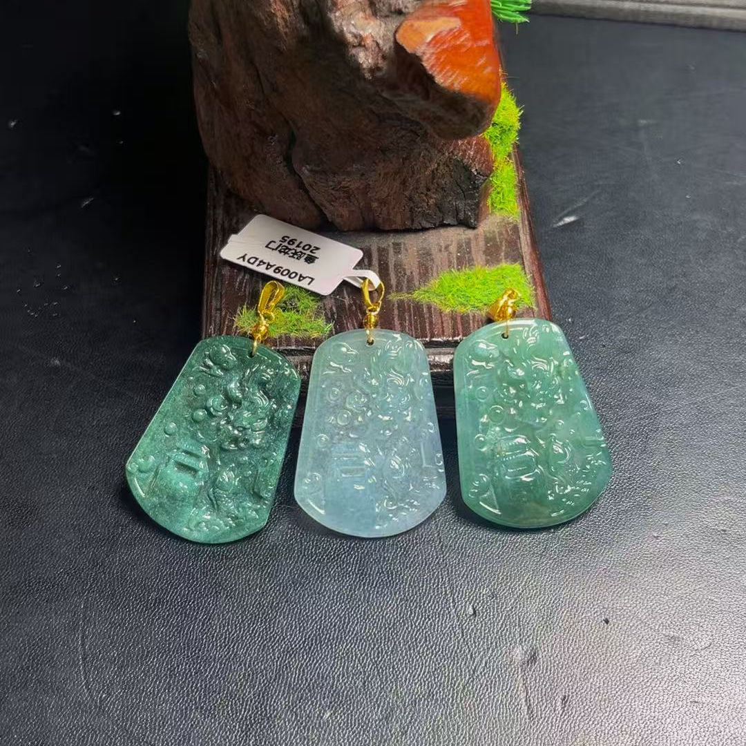 翡翠A货时尚百搭龙牌GS-20195-多样性发其一