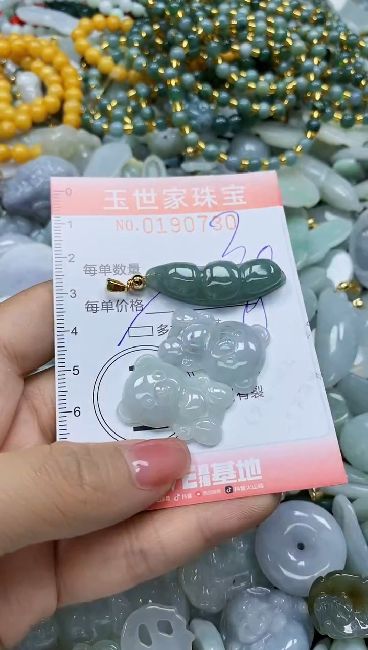 【闪购商品】翡翠颈饰未镶嵌闪购0190730多样性发其一