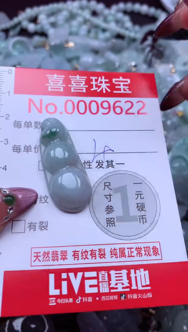 颈饰未镶嵌翡翠9622