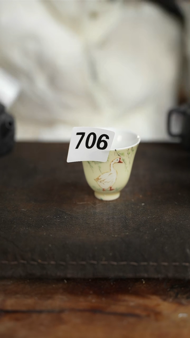 【闪购商品】杯706等烟雨陶瓷手绘主人杯