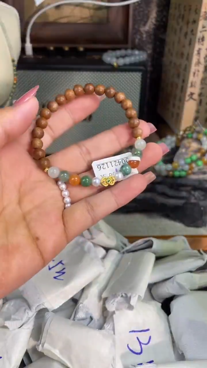 未镶嵌手链翡翠手串