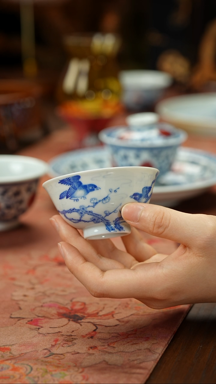杯子两亩花鸟单杯买买买买买