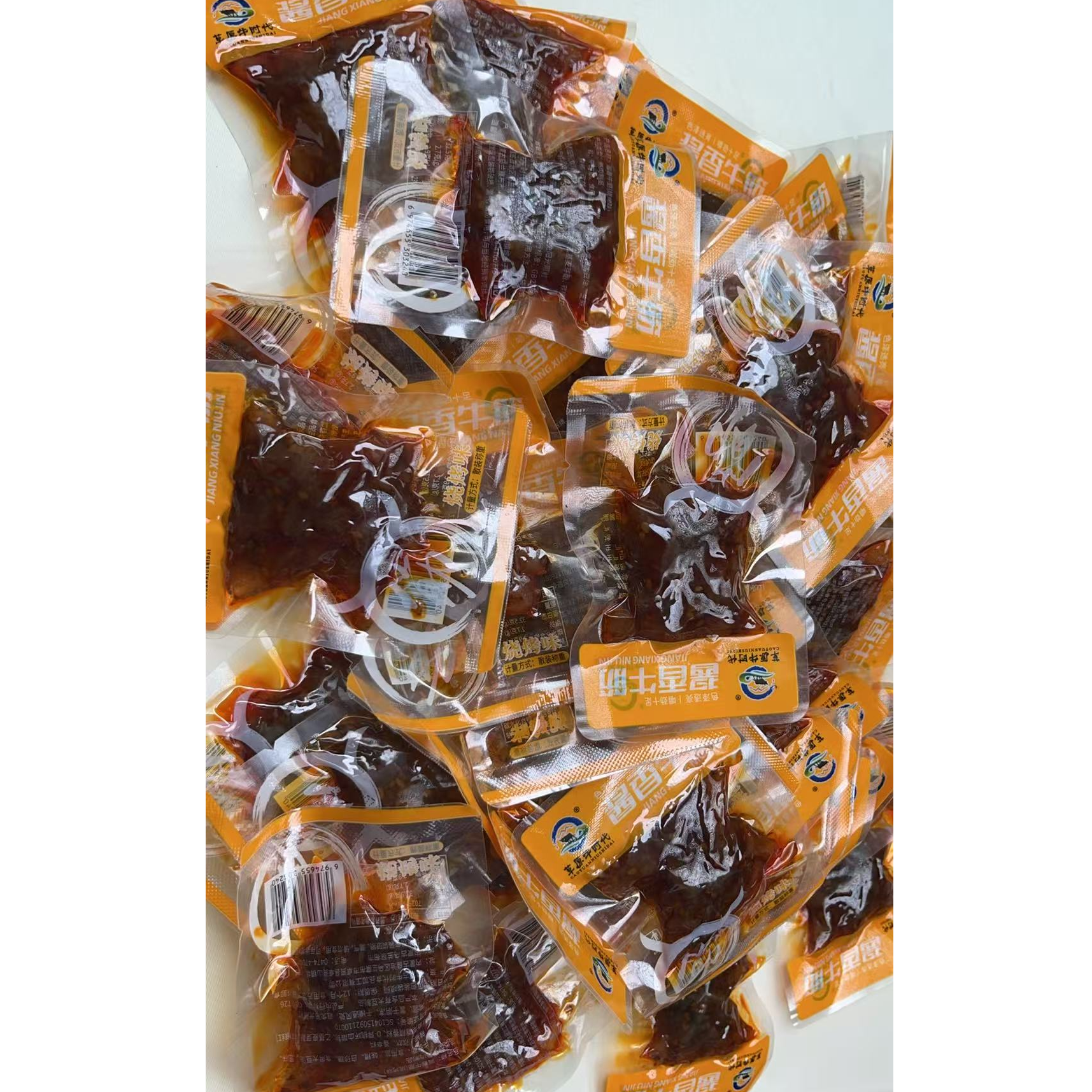 草原牛时代酱香牛筋烧烤味/30包