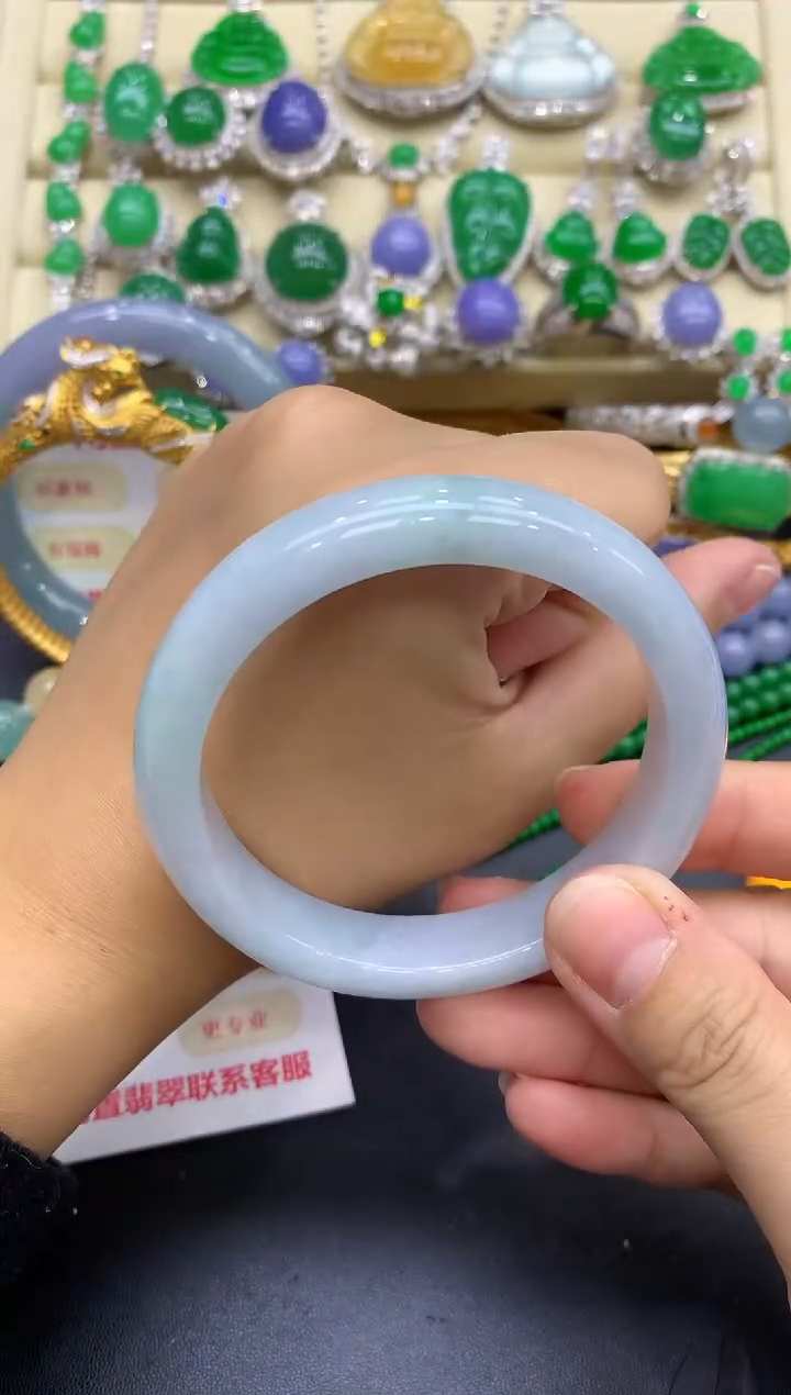 未镶嵌手镯翡翠90-中国好珍宝