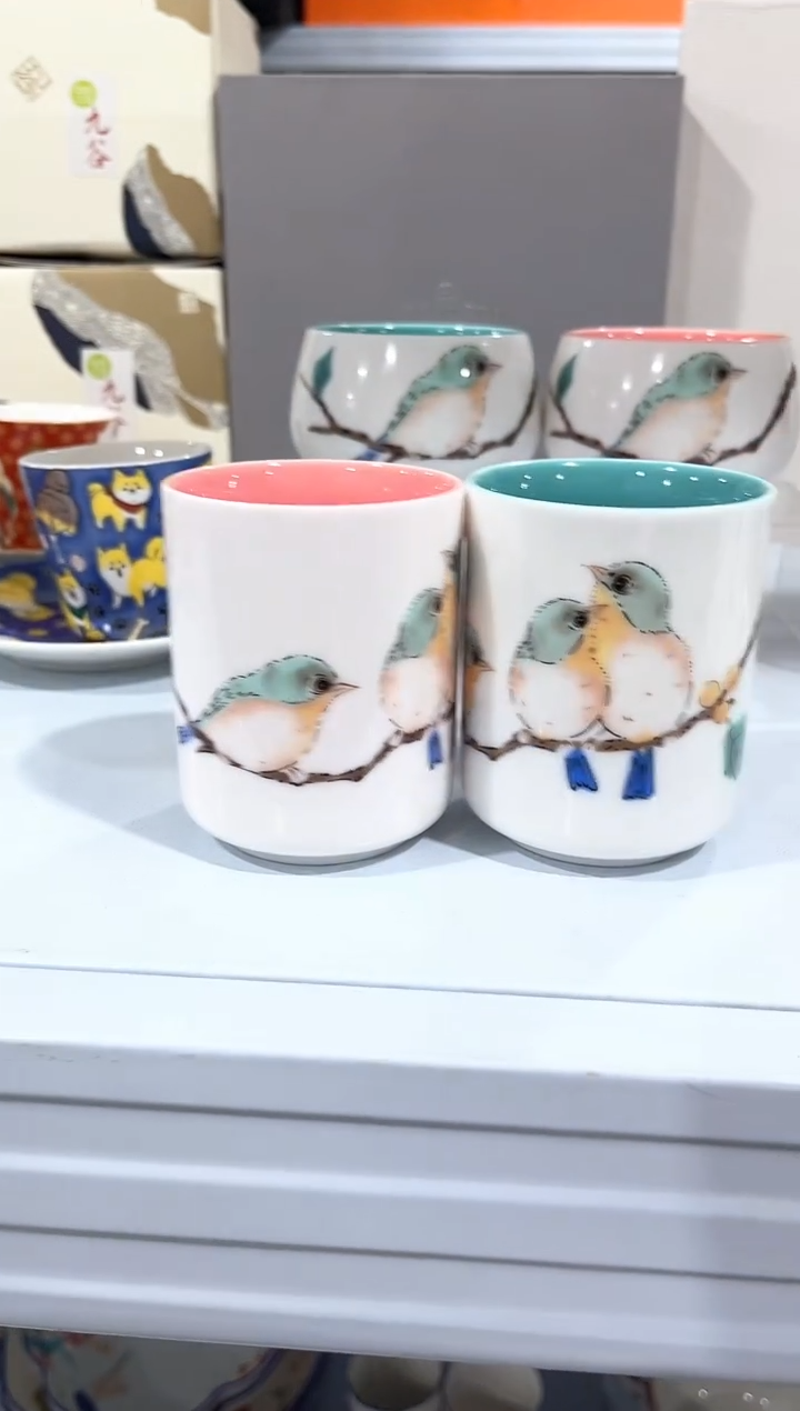 杯子陶（简装）小鸟对杯