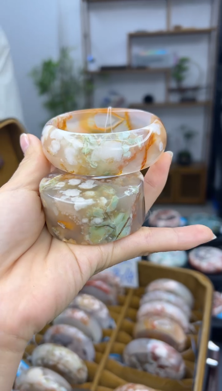 【闪购商品】石英质玉手镯未镶嵌A869(59圈赠送镯心)