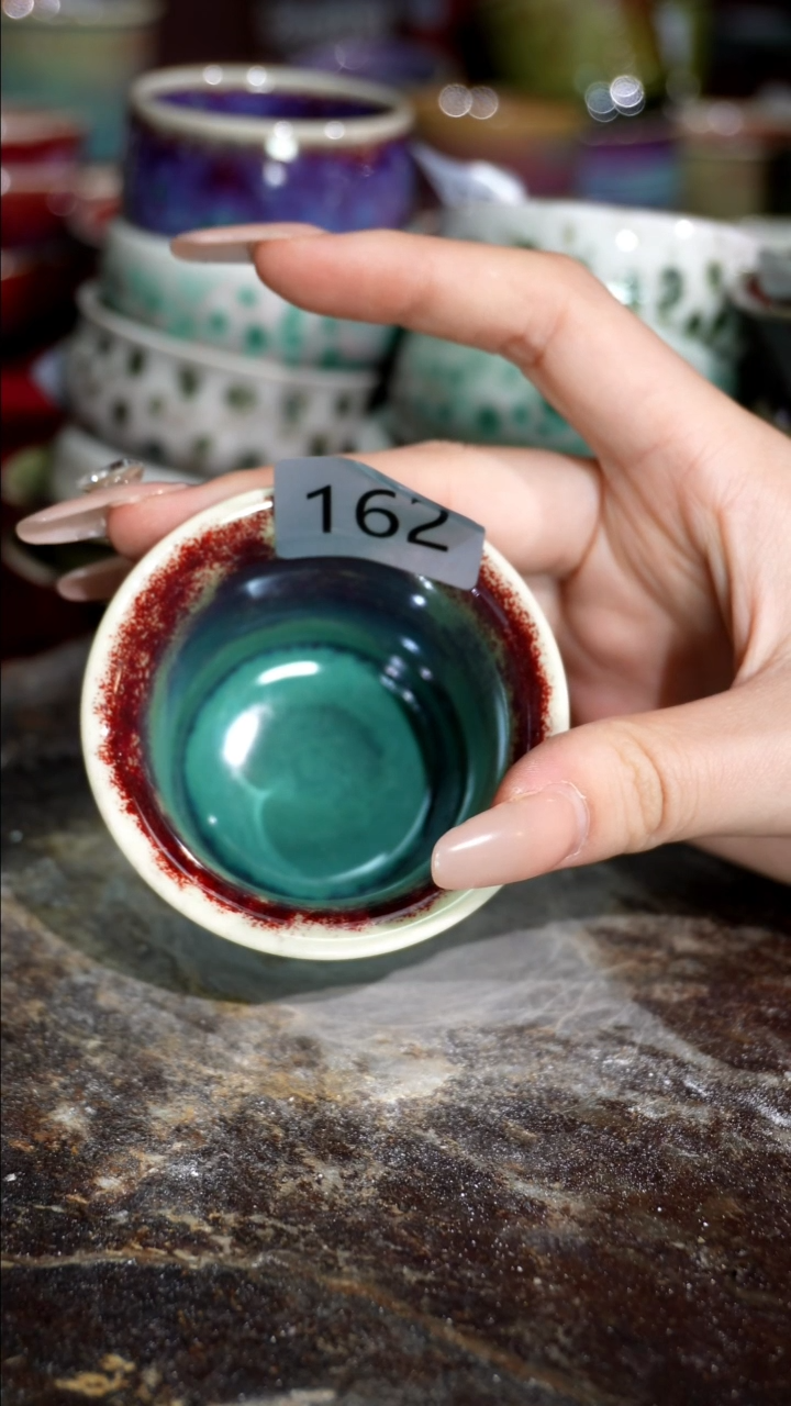 摆件精品窑变钧瓷茶器