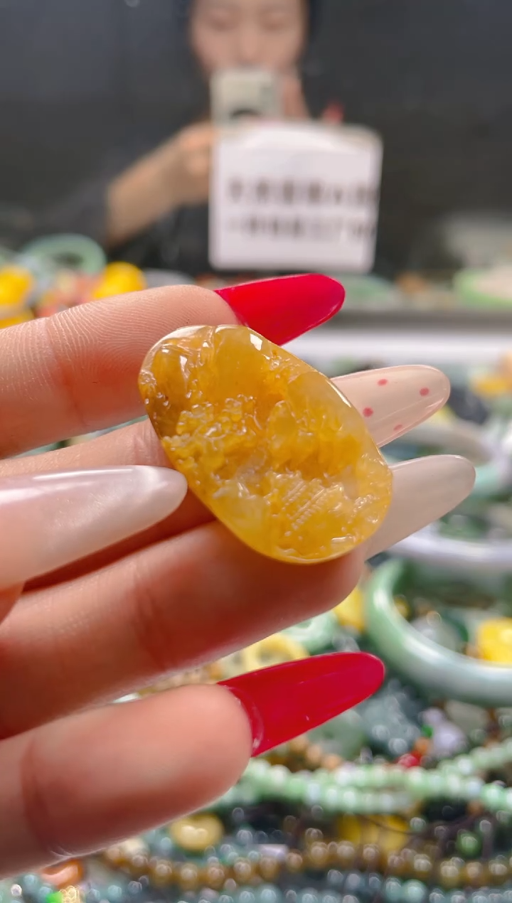 【闪购商品】翡翠颈饰未镶嵌/N/翡翠A货一图一物