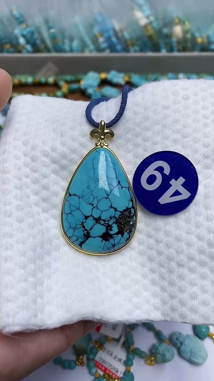 【闪购商品】绿松石项链未镶嵌49