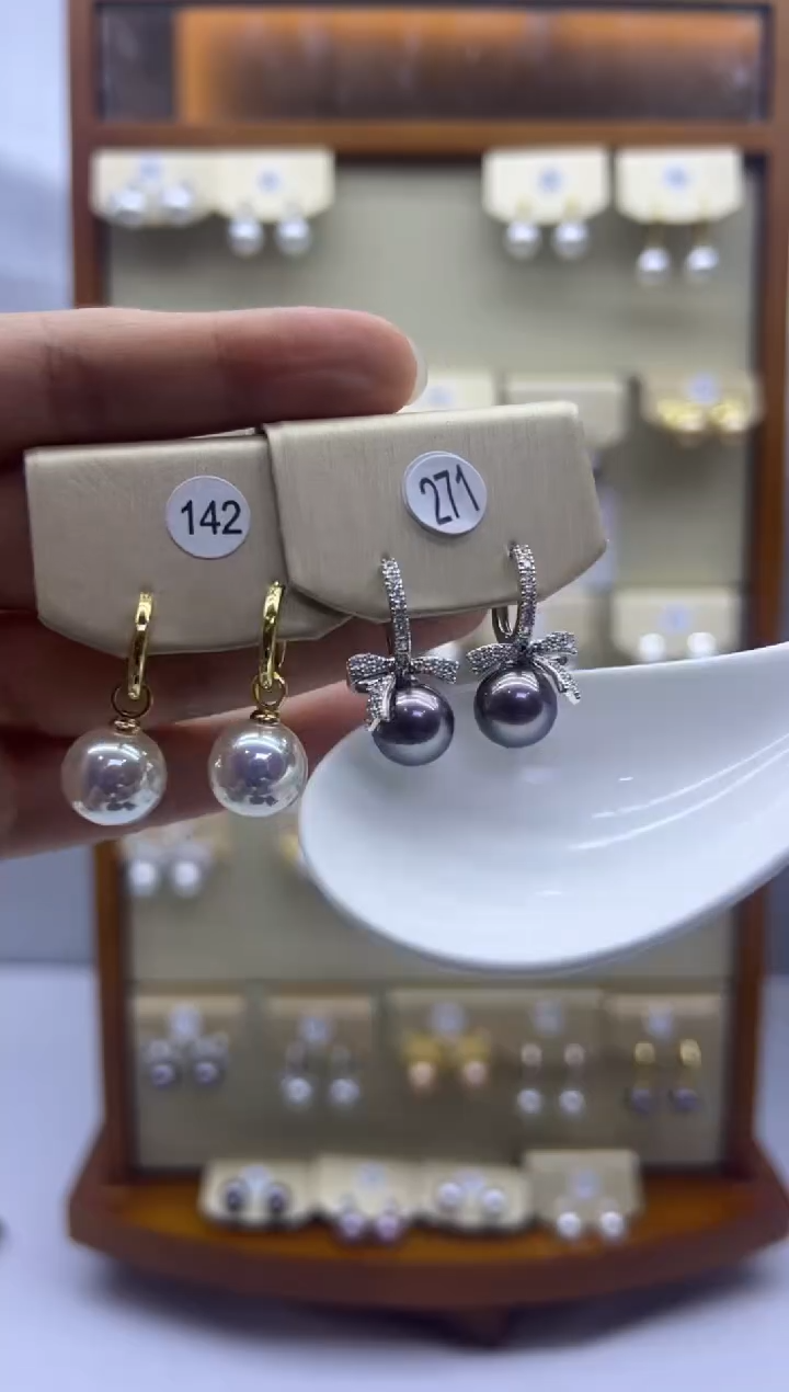 未镶嵌耳饰淡水珍珠142+271