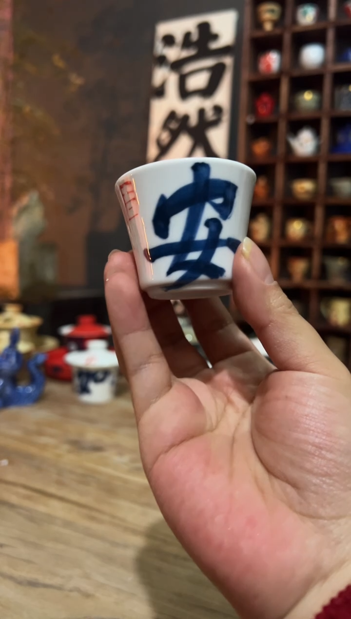 【闪购商品】观云听雨原创手绘茶具