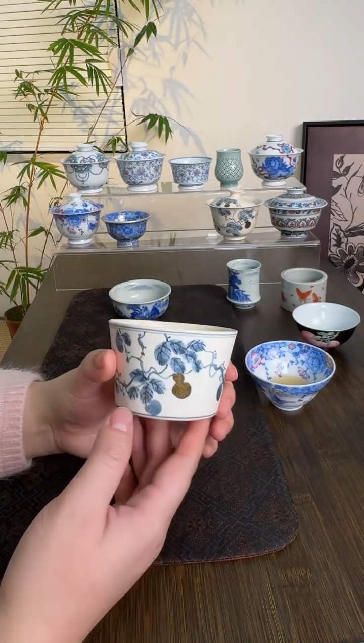 【闪购商品】景德镇手绘茶杯茶杯