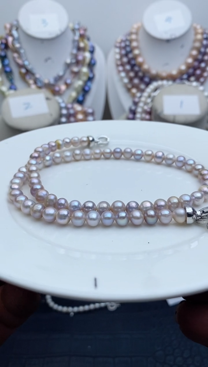 【闪购商品】淡水珍珠颈饰未镶嵌0141