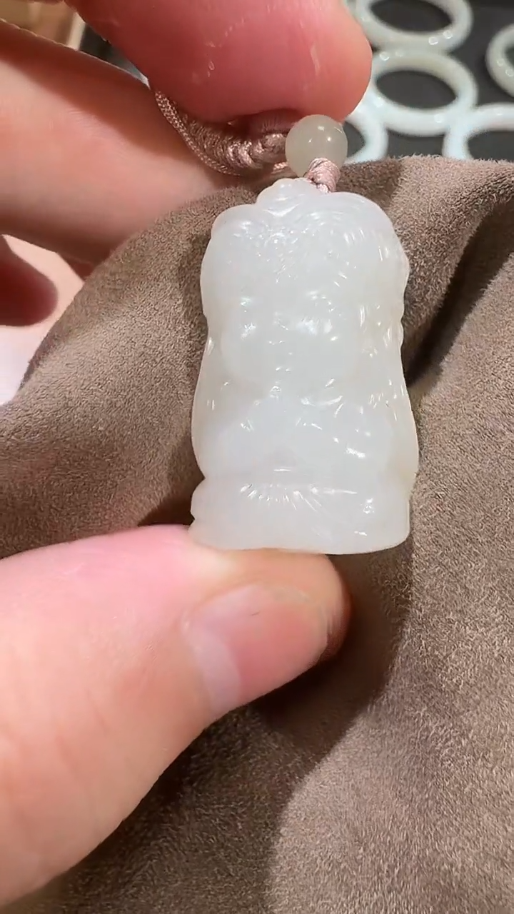 【闪购商品】和田玉吊坠未镶嵌1396扎基拉姆