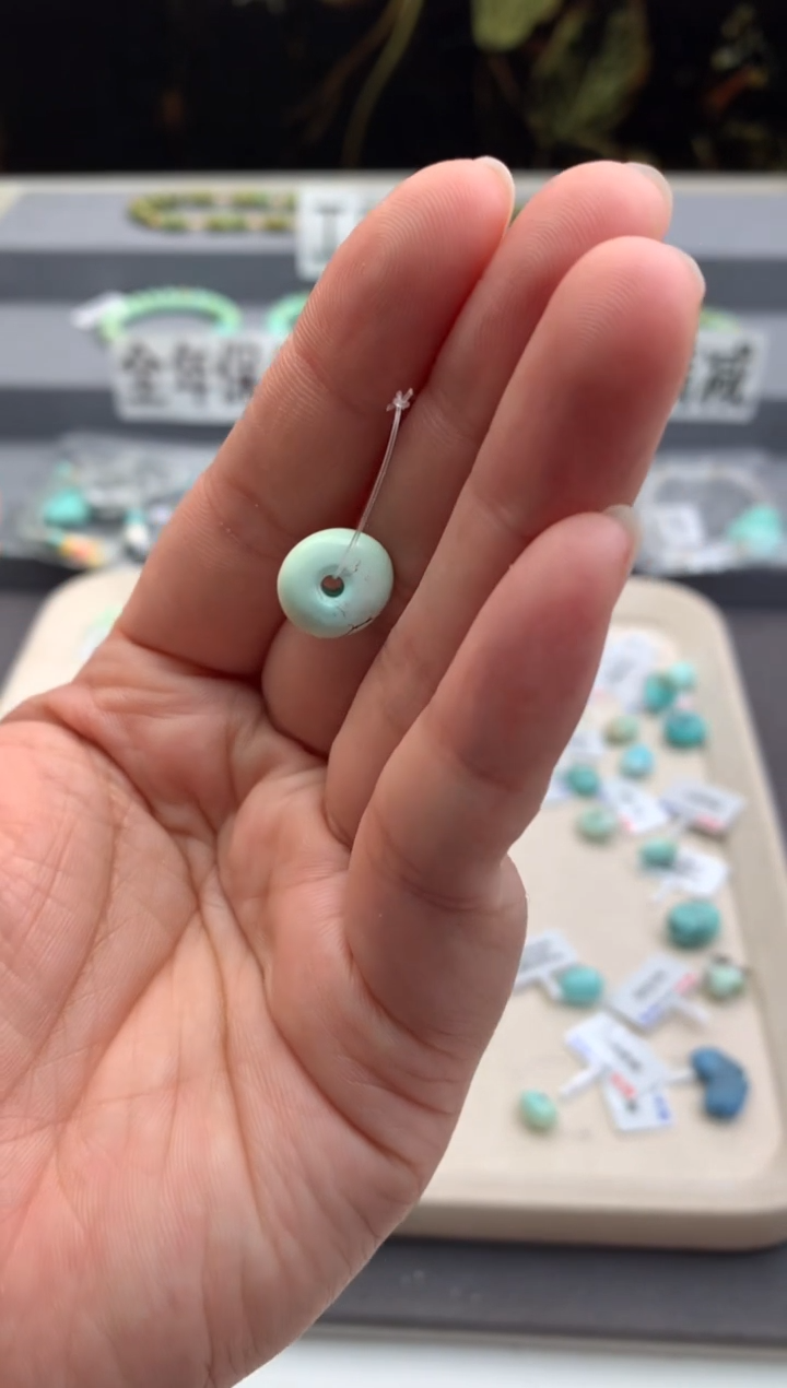 未镶嵌单珠南红玛瑙橙.E19