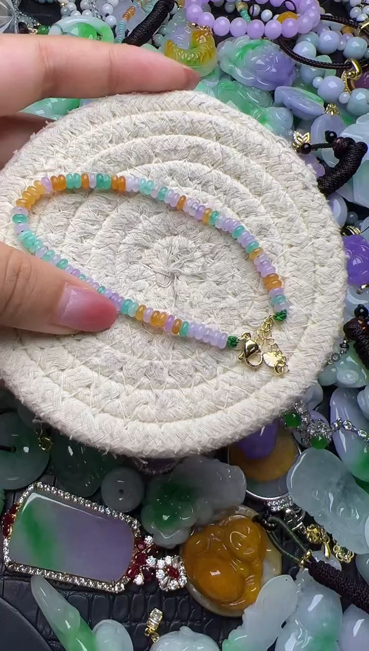 颈饰未镶嵌翡翠天然缅甸翡翠吊坠