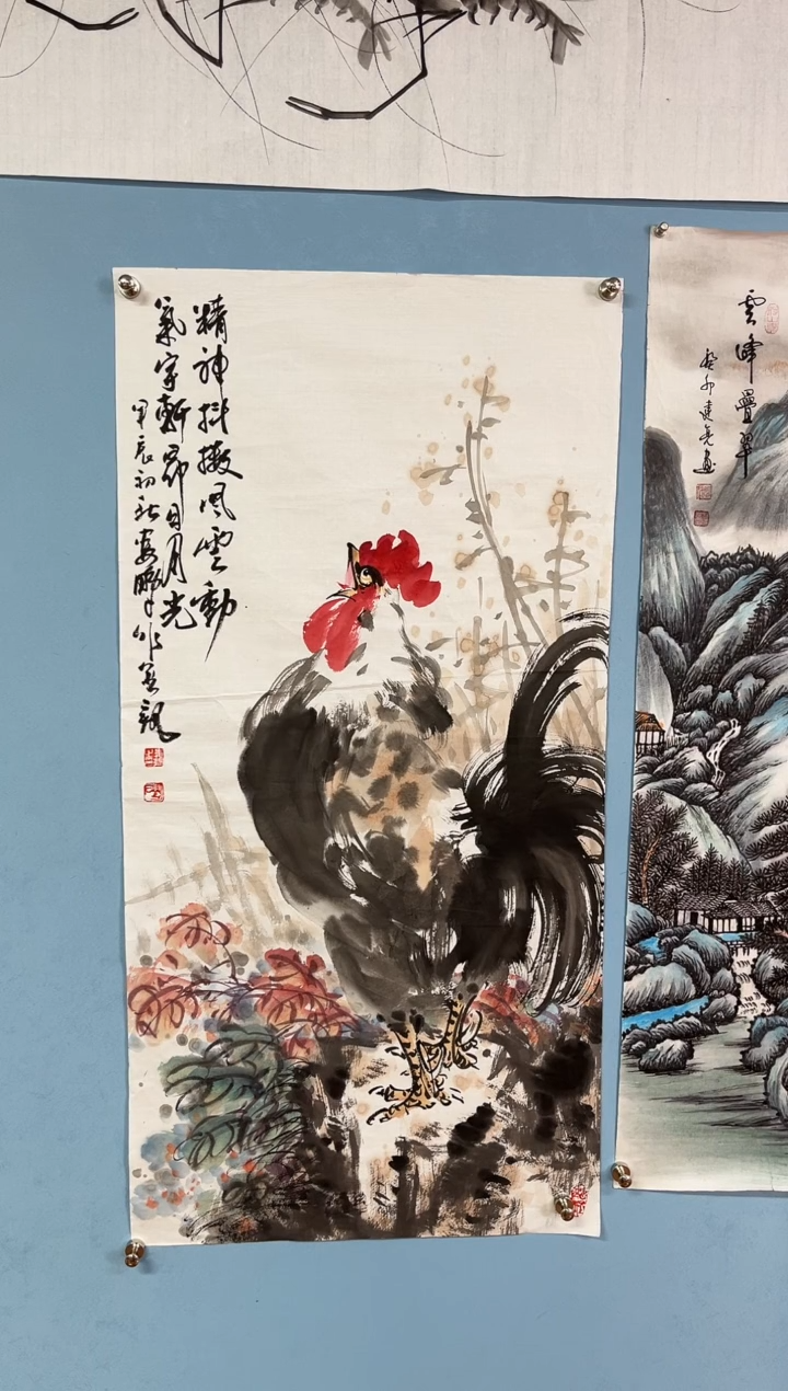 【闪购商品】国画娄鹏大公鸡图