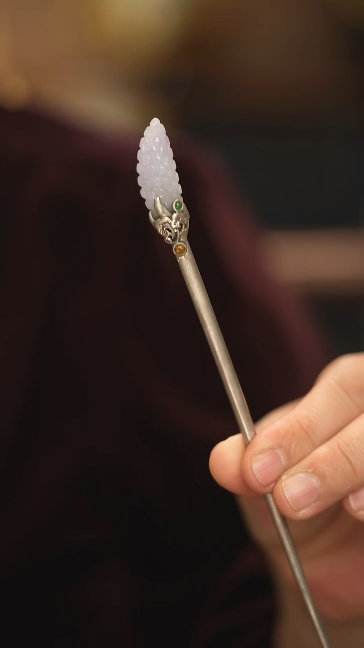 【闪购商品】翡翠挂件银S925镶嵌新款