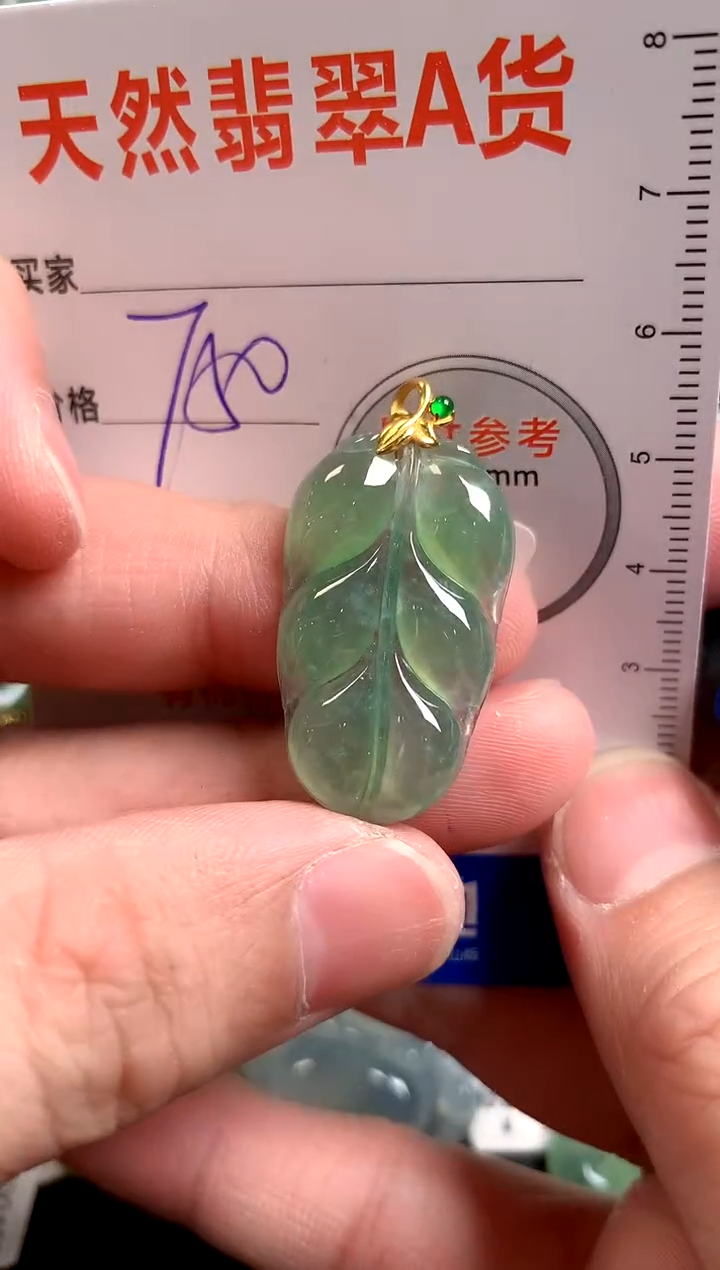 【闪购商品】翡翠颈饰18K金镶嵌0782520057