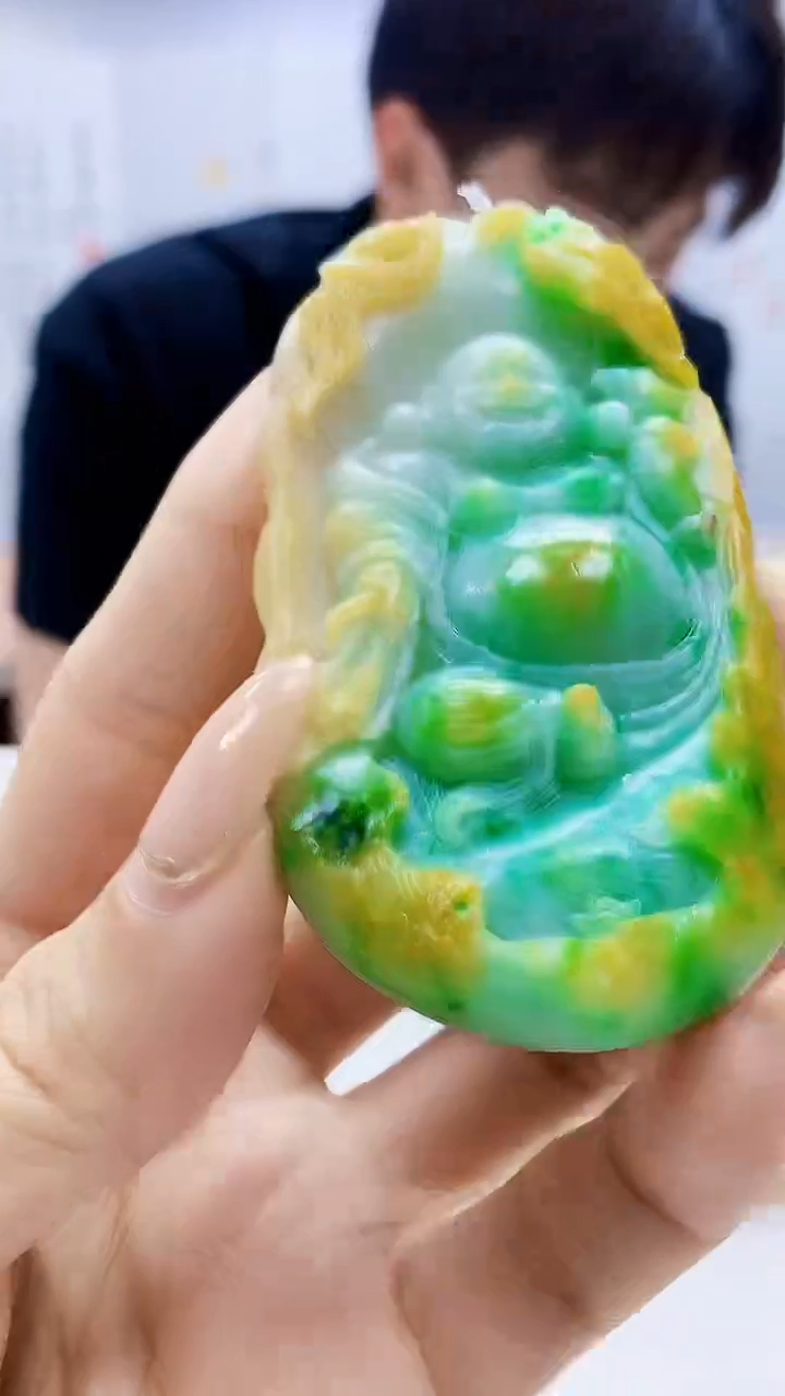 未镶嵌定制翡翠5145ty-毛货挂件24