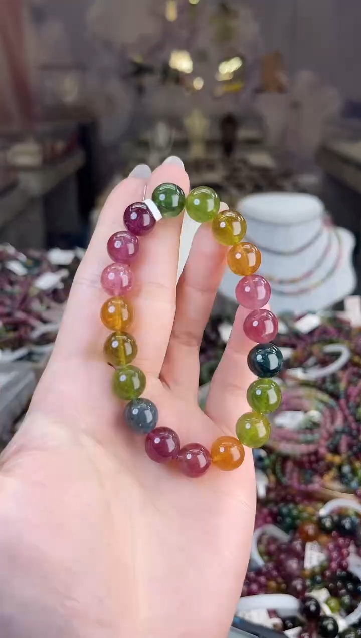 【闪购商品】碧玺/未镶嵌10mm+碧玺单圈多样性发货