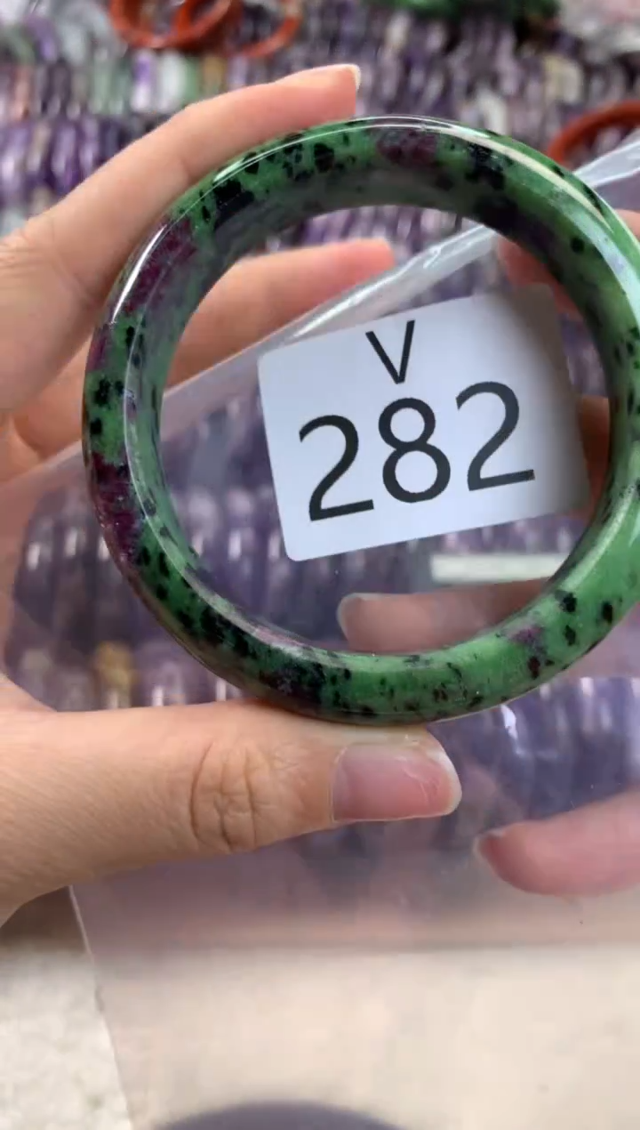 【闪购商品】水晶水晶手镯V未镶嵌282-57