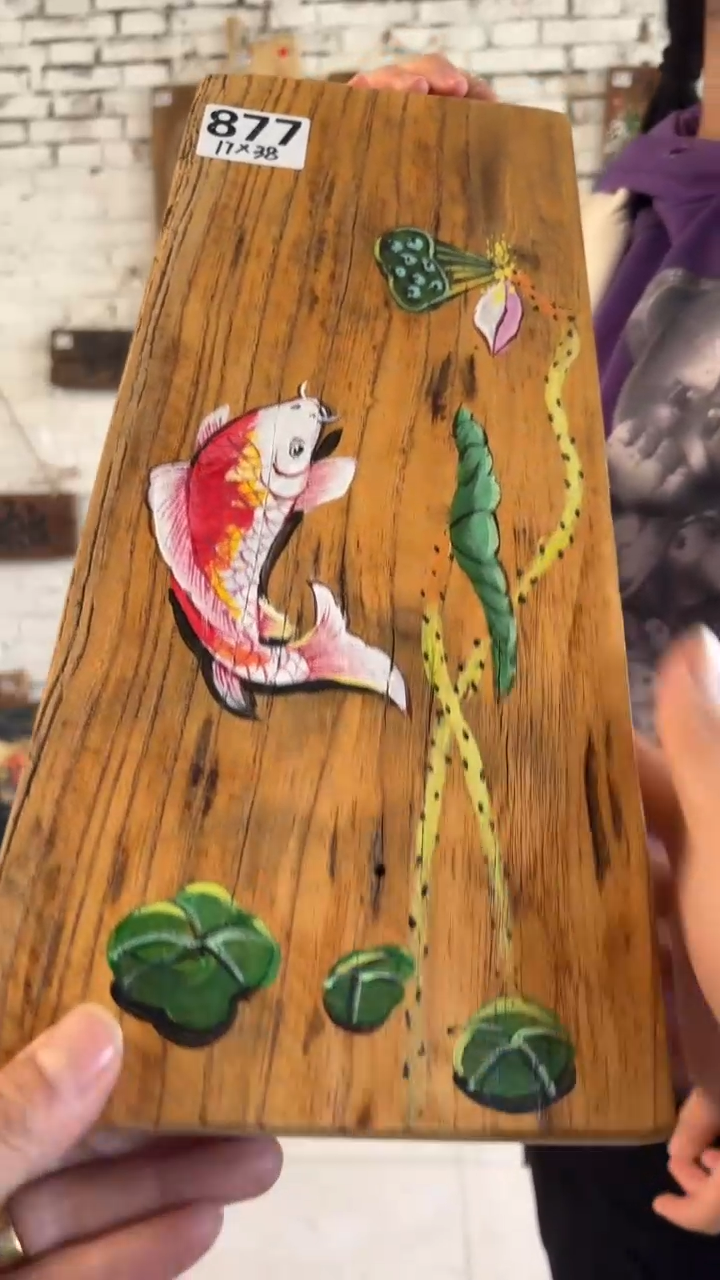 【闪购商品】桃核吊坠877号门板画