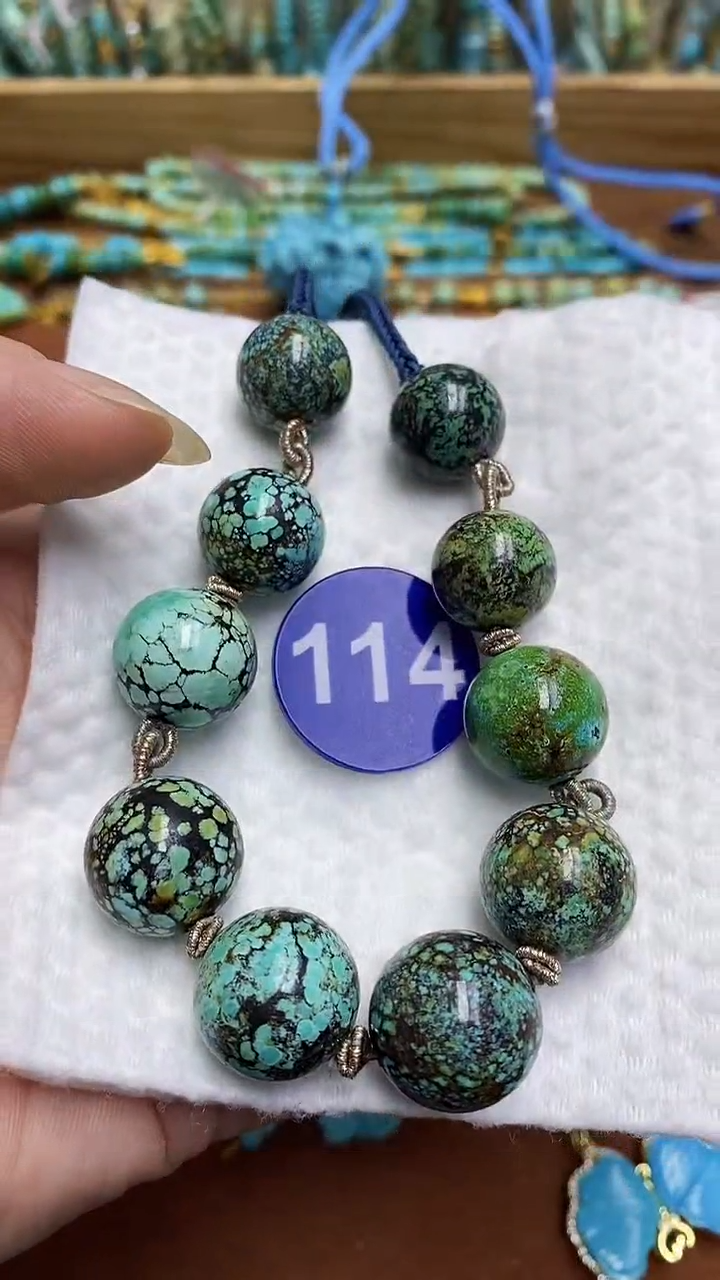 【闪购商品】绿松石项链未镶嵌114