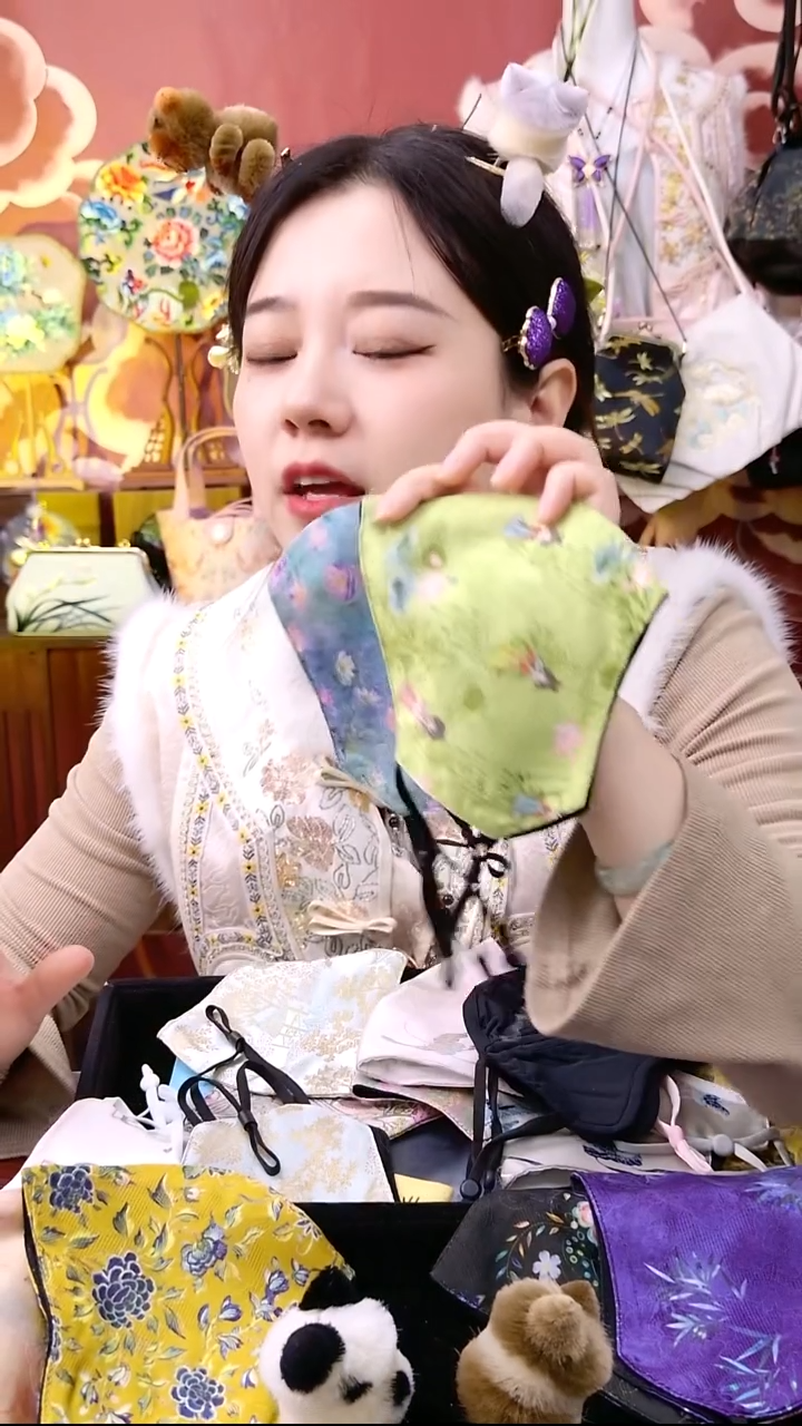 纯铜合金琉璃非遗口罩