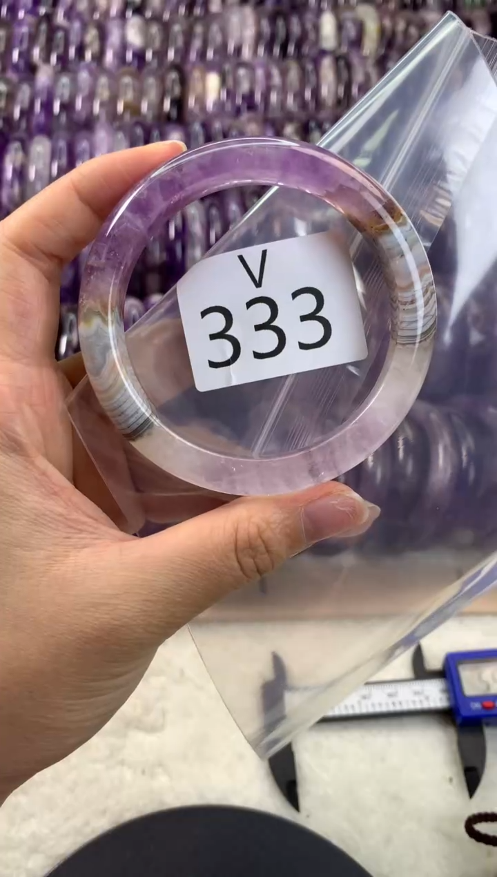【闪购商品】水晶水晶手镯V未镶嵌333-60